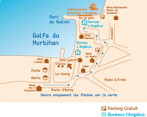 Croisière Golfe du Morbihan départ Locmariaquer